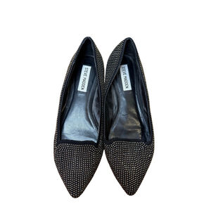 Women's Steve Madden Black & Gold Flats